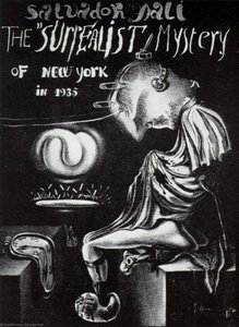 The Surrealist Mystery Of New York I, 1935 — Salvador Dalí