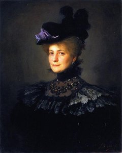 A Lady In Black — Philip Alexius De László