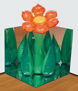 Inflatable Flower (tall Orange) Corner — Jeff Koons