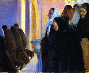 Communion In Skagens Church — Anna Kirstine Ancher