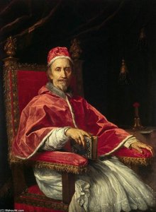 Portrait Of Pope Clement Ix — Карло Маратти