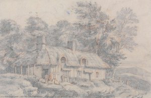 Cottage In Herefordshire — David Cox The Elder
