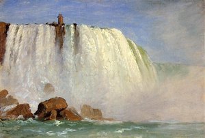 Study For 'under Niagara' — Frederic Edwin Church