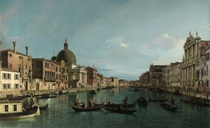 Grand Canal: Looking South-west — Каналето