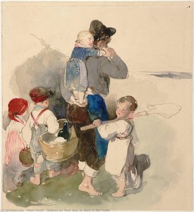 Children On Their Way To Work In The Fields — بيتر فندي
