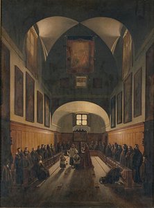Choeur De La Chapelle Des Capucins Place De Barberini À Rome — François Marius Granet