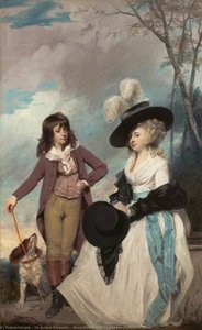 Maria Marow Gideon And Her Brother, William — Sir Joshua Reynolds