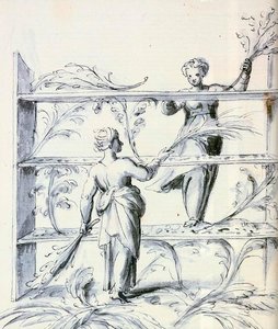 Trattato Sulla Cultura E La Produzione Della Seta (serie Di Tredici Disegni, N. 5, Dettaglio) — Giuseppe Arcimboldo