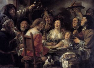Král Pije — Jacob Jordaens