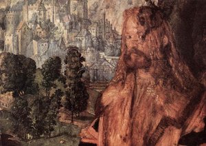 Oslava Růží (detail) — Albrecht Dürer