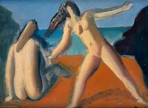 On The Beach, Spanish Bathers — ბერნარდ მენინსკი