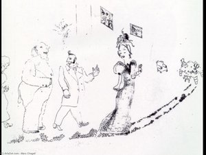 La Procesión — Marc Chagall