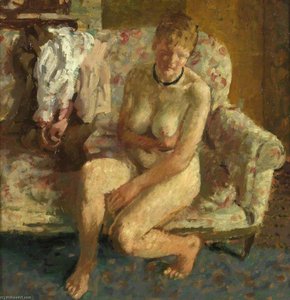 On The Sofa — Bernard Dunstan