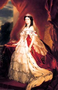 Portrait Of Augusta Of Saxe Weimar Eisenach — Franz Xavier Winterhalter