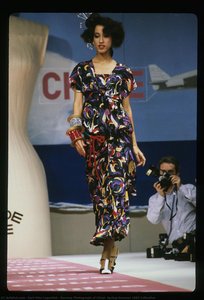 Runway Photograph Of Chloé, Spring/summer 1984 Collection — Karl Otto Lagerfeld