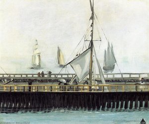 Il Molo Di Boulogne — Édouard Manet