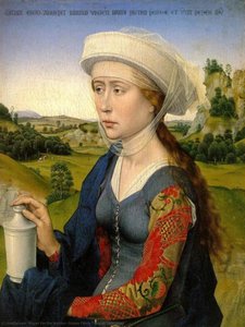 Braque Family Triptych - Right Panel — Rogier Van Der Weyden