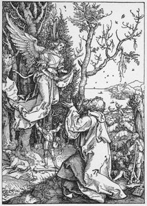 Leben Der Jungfrau: 2. Der Engel Erscheint Joachim — Albrecht Dürer