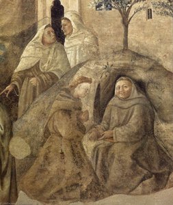 Conferma Della Regola Carmelitana (dettaglio) — Filippo Lippi