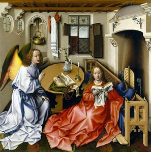 Mérode Altarpiece (nativity) — Robert Campin (master Of Flemalle)
