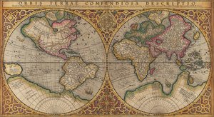 World Map (orbis Terrae Compendiosa Descriptio) — Rumold Mercator