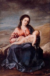 The Virgin And The Child — Alonzo Cano