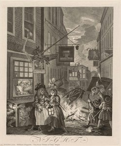 The Four Times Of Day: Night — William Hogarth