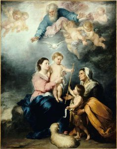 La Sainte Famille Dit La Vierge De Séville — Bartolomé Esteban Murillo