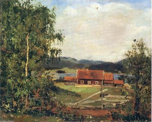 Landschaft. Maridalen Bei Oslo — Edvard Munch
