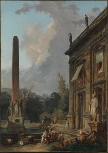 Wandering Minstrels — Hubert Robert