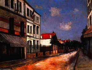 Asnieres Street — Maurice Utrillo