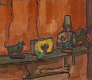 Still Life With An Oriental Figure — Martin Bloch