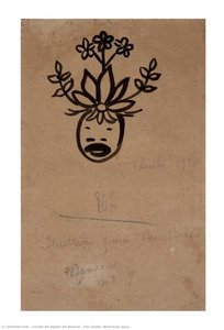Flor Gente (ilustração Para — Tarsila Do Amaral