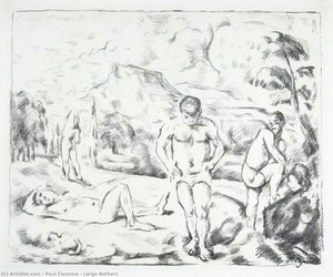 Die Bäder — Paul Cézanne