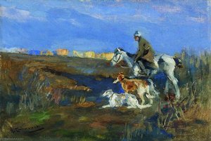 Hunter With Dogs — Alexei Stepanov
