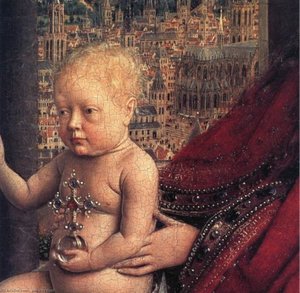Maica Domnului Pentru Șeful Rolin — Jan Van Eyck