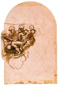Saint Matthew And Saint Jerome — Antonio Allegri Da Correggio