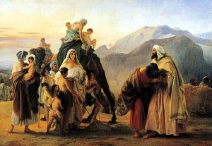 Jacob And Esau — Francesco Hayez