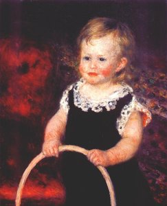 Tyttö Hoopilla — Pierre-auguste Renoir