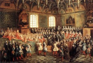 The Seat Of Justice In The Parliament Of Paris In 1723 — ニコラ・ランクレ