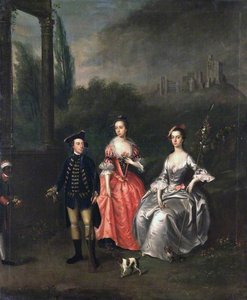 Captain Robert Fenwick (1716–1802), His Wife Isabella Orde (d.1789), And Her Sister Ann — Thomas Bardwell