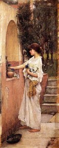 A Roman Offering — John William Waterhouse