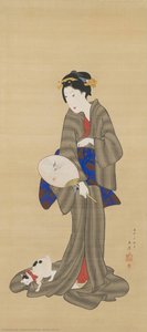 Beauty And Cat — Utagawa Hiroshige