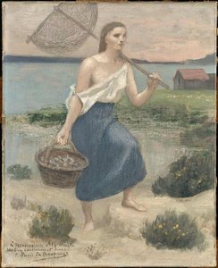 La Pecheuse — Pierre Cécile Puvis De Chavannes