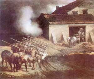 The Plaster Kiln — Théodore Géricault