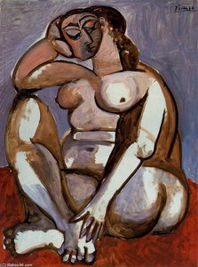 Femme Assise — Pablo Picasso