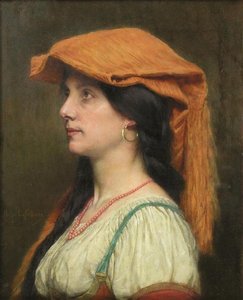 Portrait Of A Young Lady — Jules Joseph Lefebvre