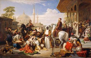The Slave Market, Constantinople — Sir William Allan