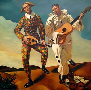 Harlequin Et Pierrot — André Derain