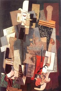 Man in a Bowler Hat, Seated in an Armchair